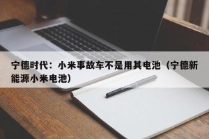 宁德时代：小米事故车不是用其电池（宁德新能源小米电池）